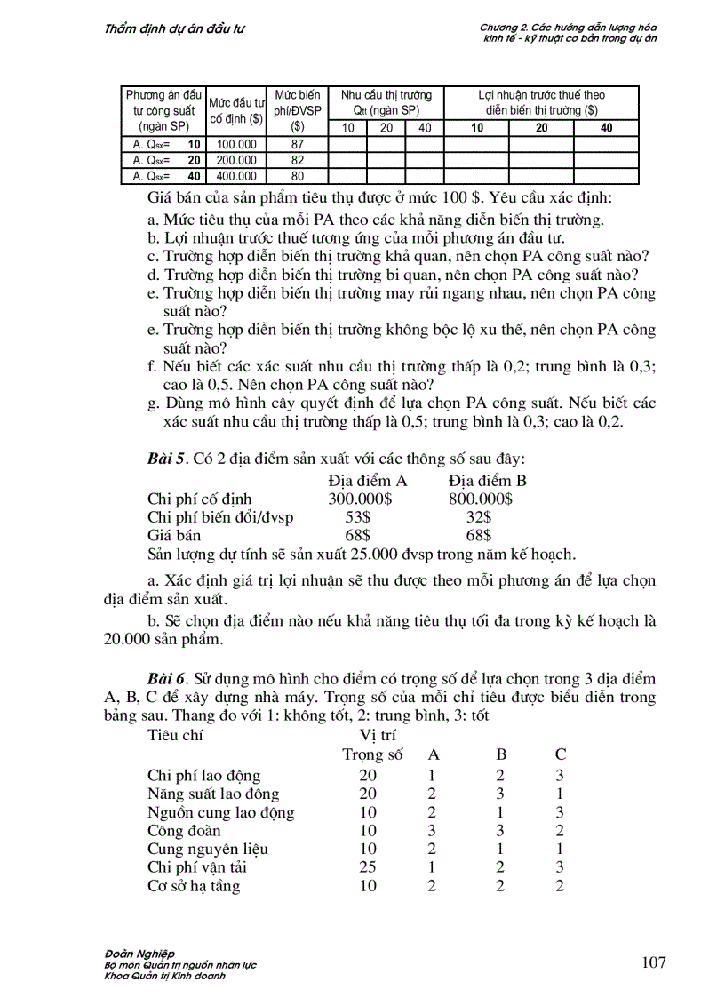 image for page Phân tích kinh tế và phân tích phân phối ước tính các giá kinh tế