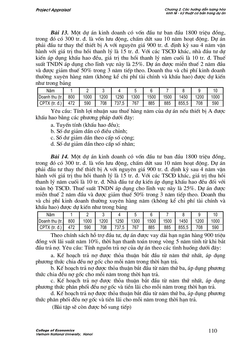 image for page Phân tích kinh tế và phân tích phân phối ước tính các giá kinh tế