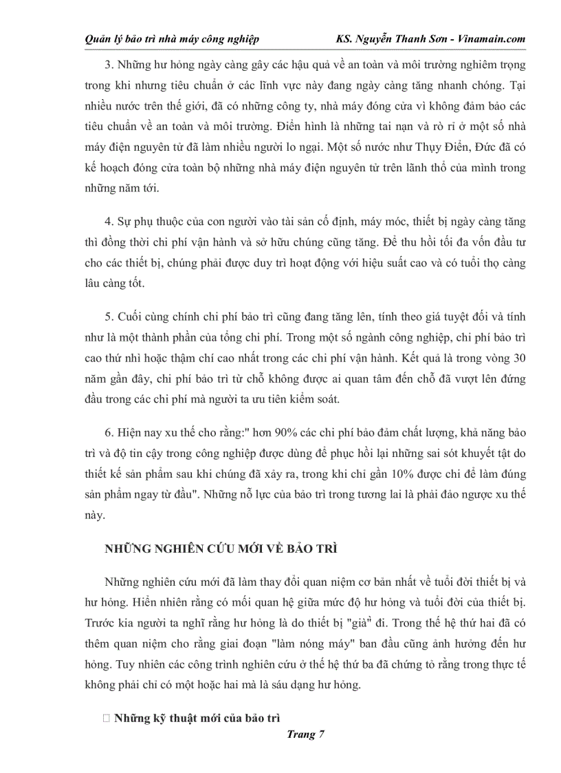 image for page Quản lý bảo trì nhà máy công nghiệp