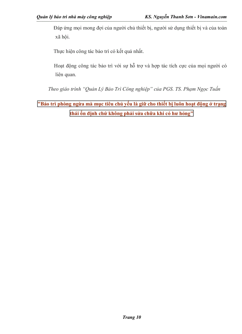 image for page Quản lý bảo trì nhà máy công nghiệp