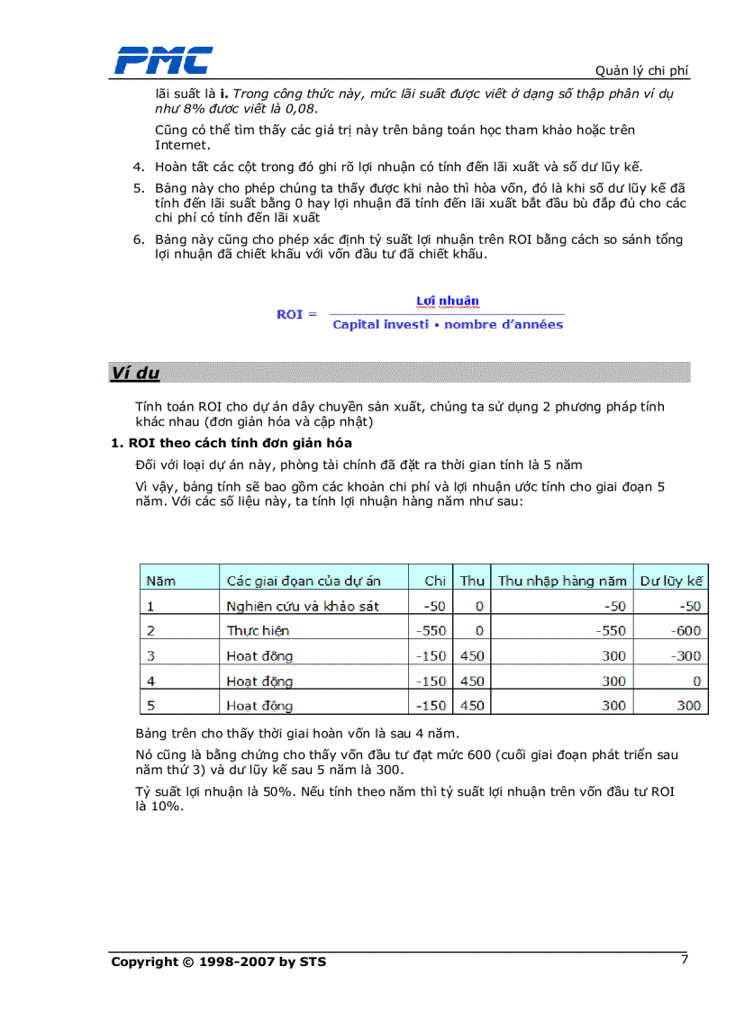 image for page Quản lí chi phí
