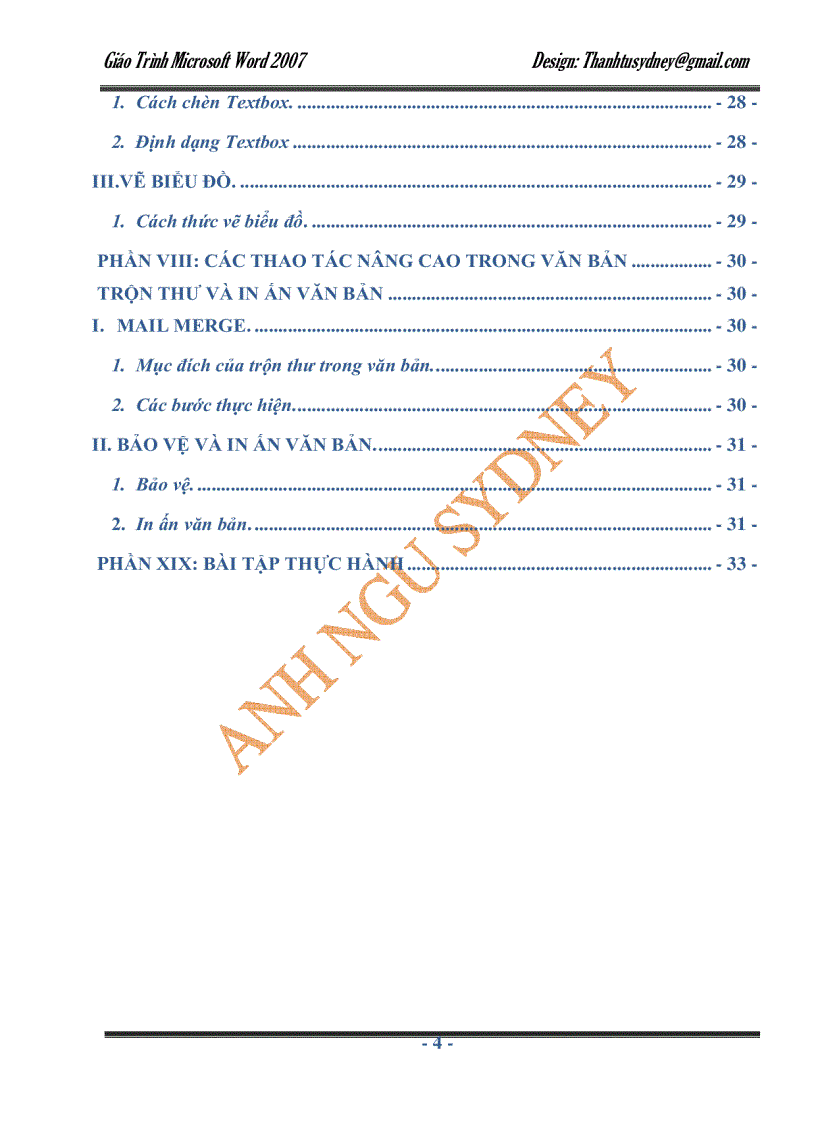 image for page Giáo trình Microsoft Word