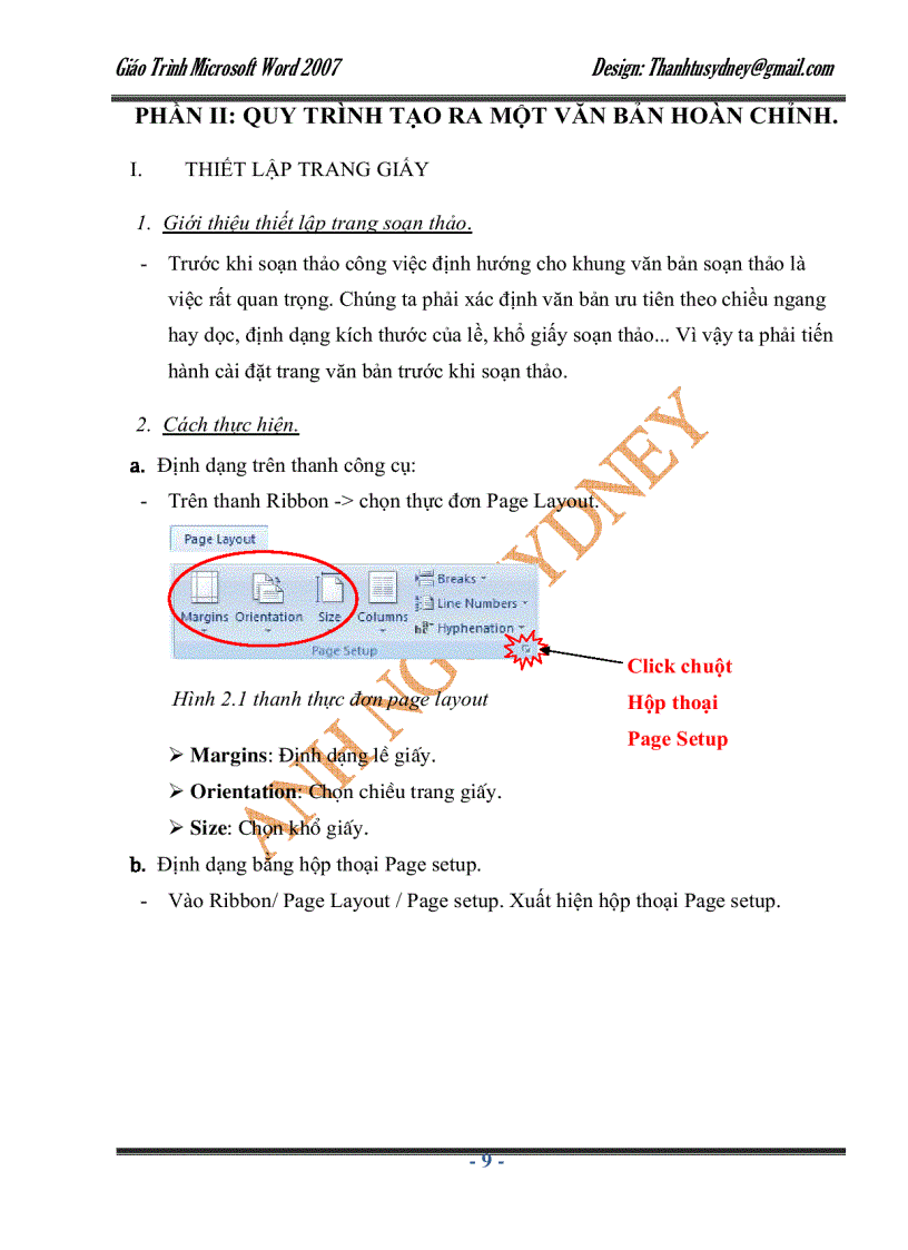 image for page Giáo trình Microsoft Word
