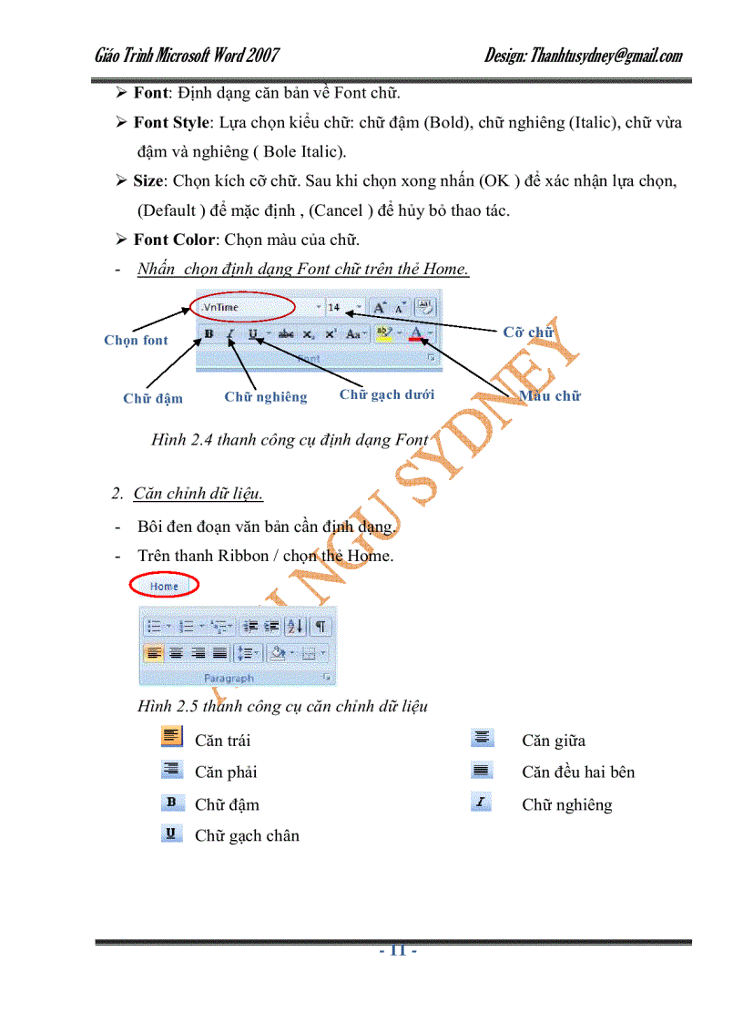 image for page Giáo trình Microsoft Word