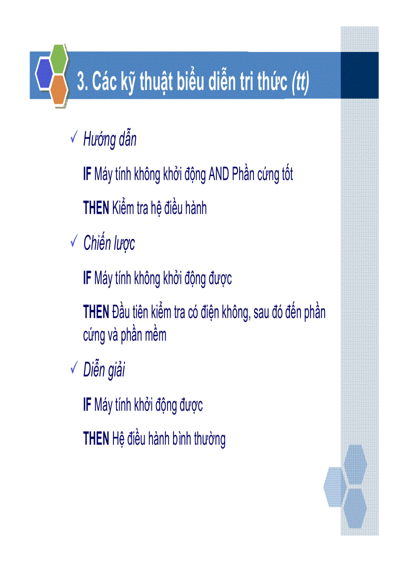 image for page Bài giảng trí tuệ nhân tạo Biểu diễn tri thức