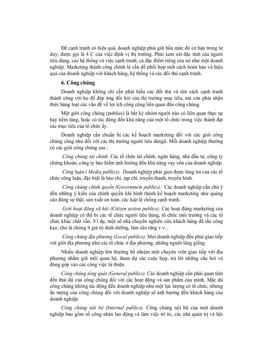 image for page Môi trường marketting