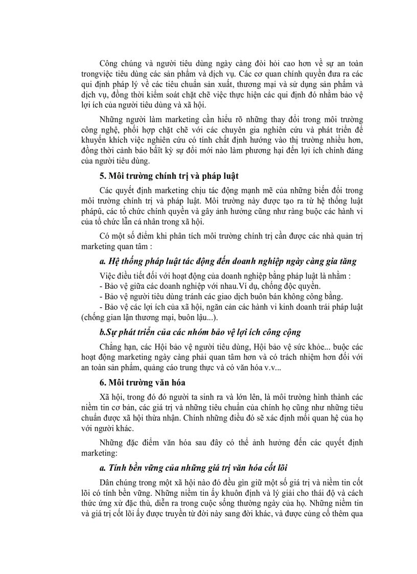 image for page Môi trường marketting