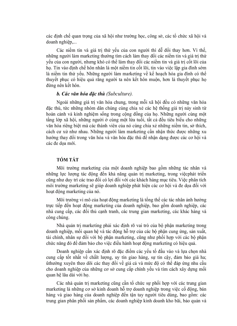 image for page Môi trường marketting