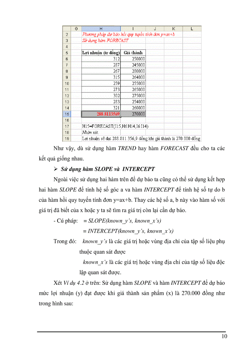 image for page Ung dung excel trong phan tich hồi quy