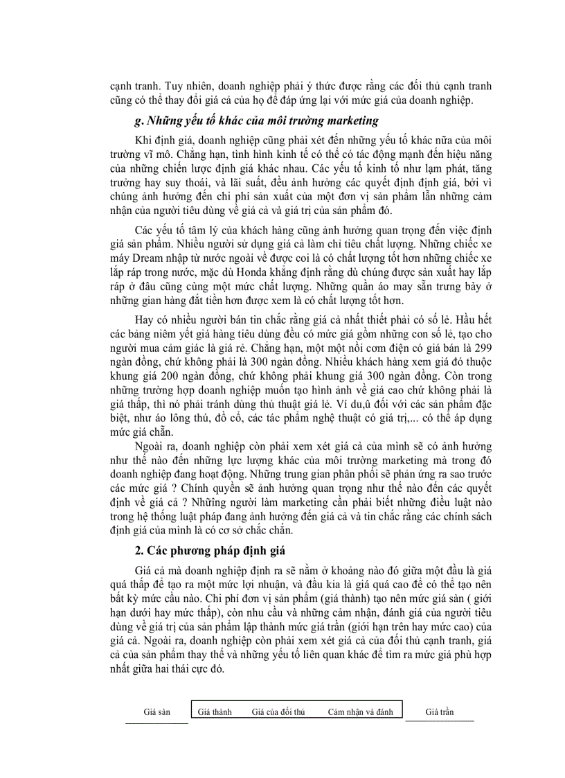 image for page Thiết kế chiến lược và chính sách định giá