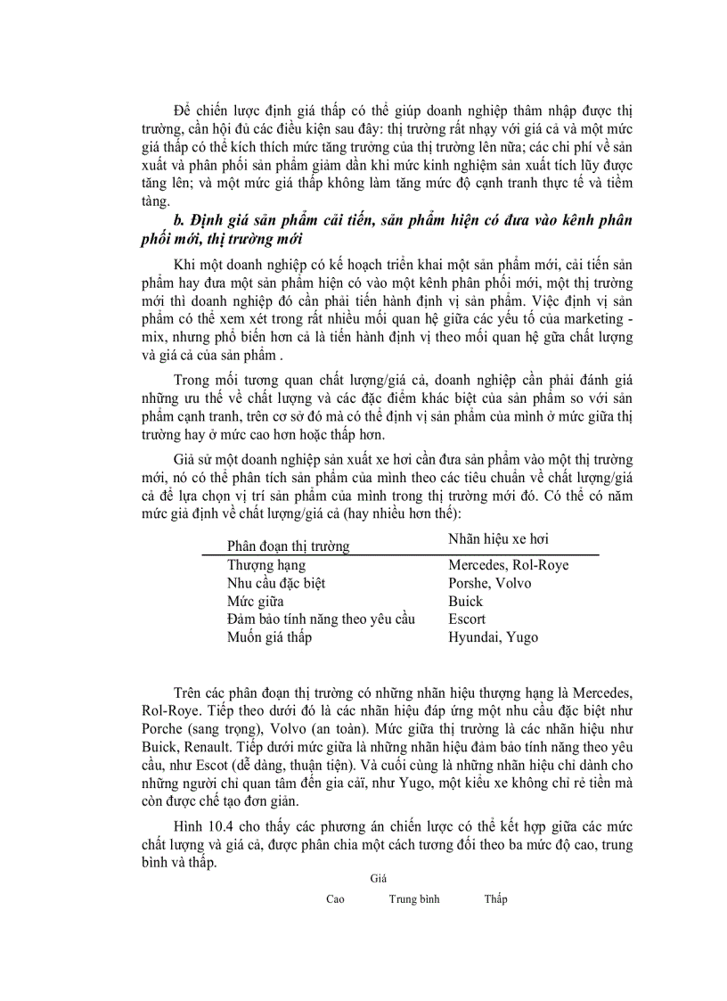 image for page Thiết kế chiến lược và chính sách định giá