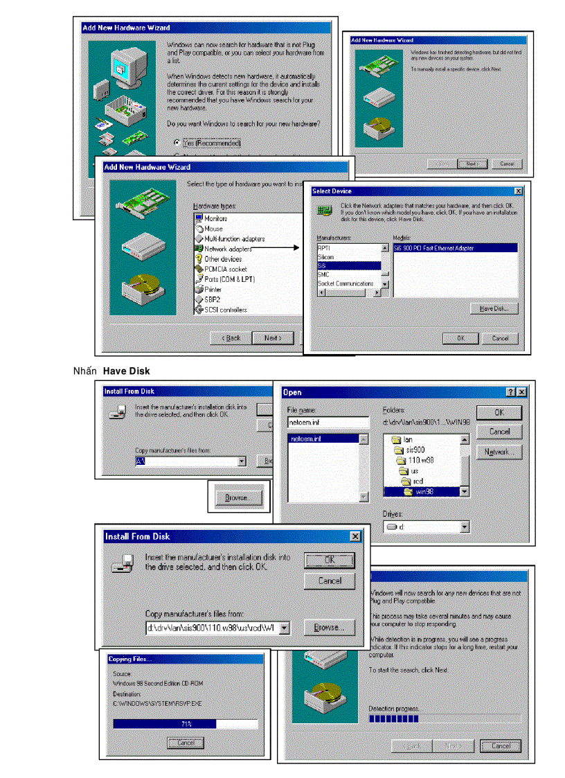 image for page Thiết lập mạng LAN