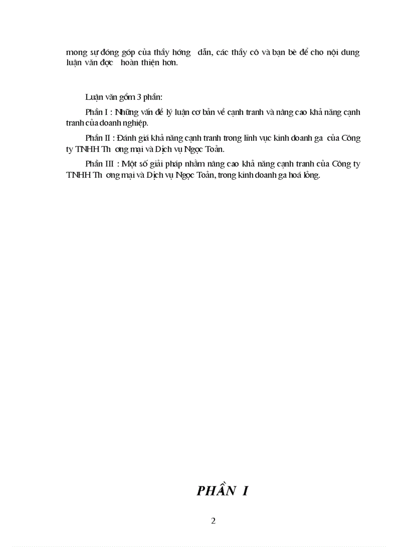 image for page Giải pháp nâng cao khả năng cạnh tranh trong lĩnh vực kinh doanh Gaz và Bếp ga ở Công ty TNHH Thương mại và Dịch vụ Ngọc Toản