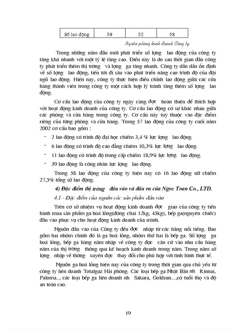 image for page Giải pháp nâng cao khả năng cạnh tranh trong lĩnh vực kinh doanh Gaz và Bếp ga ở Công ty TNHH Thương mại và Dịch vụ Ngọc Toản