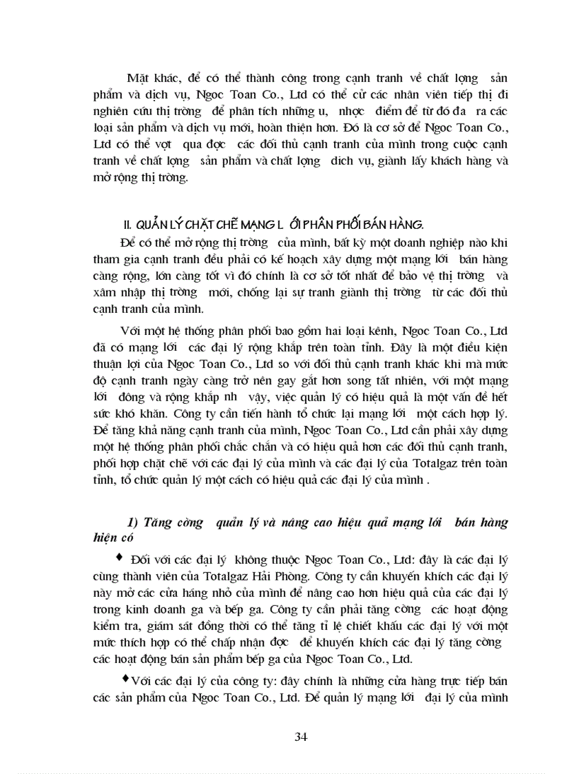 image for page Giải pháp nâng cao khả năng cạnh tranh trong lĩnh vực kinh doanh Gaz và Bếp ga ở Công ty TNHH Thương mại và Dịch vụ Ngọc Toản