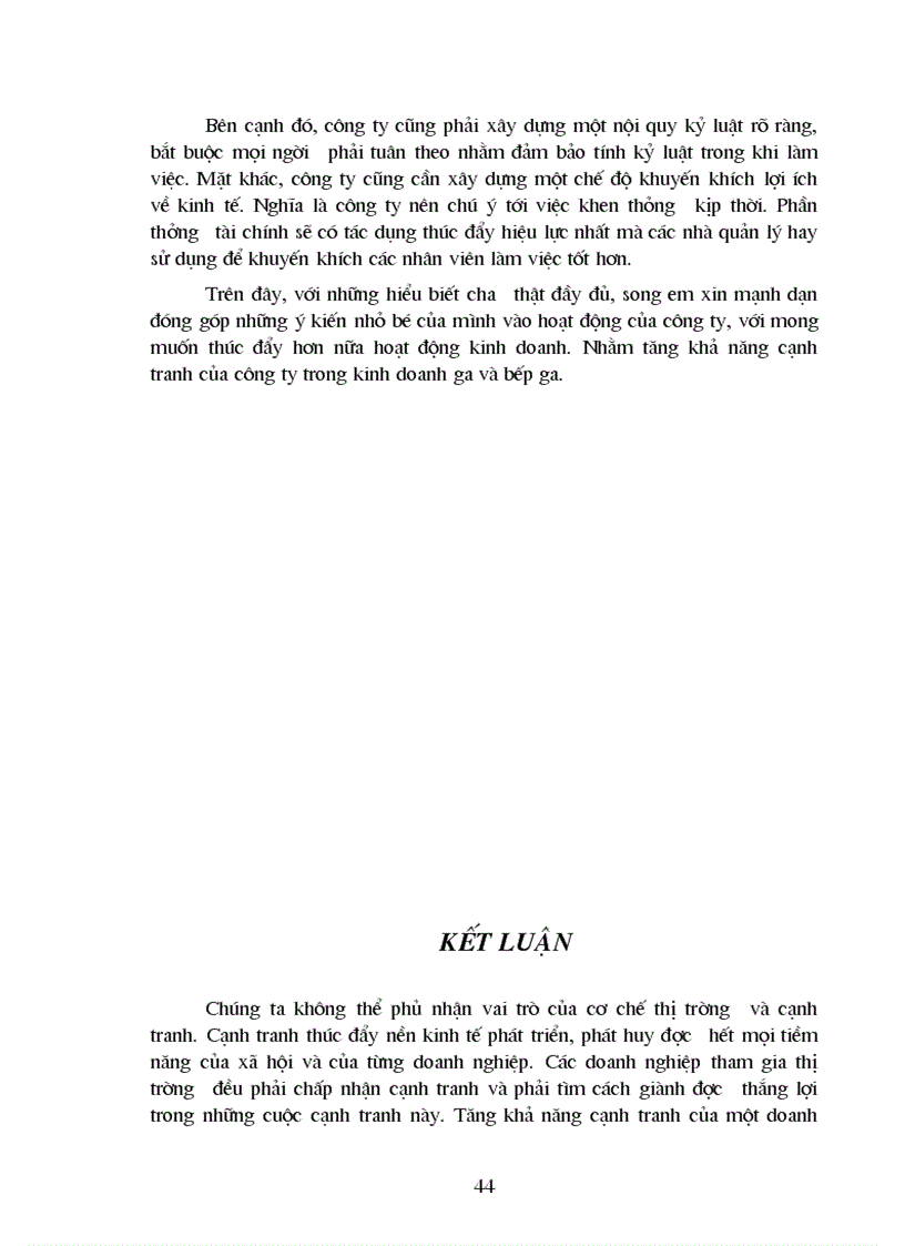 image for page Giải pháp nâng cao khả năng cạnh tranh trong lĩnh vực kinh doanh Gaz và Bếp ga ở Công ty TNHH Thương mại và Dịch vụ Ngọc Toản