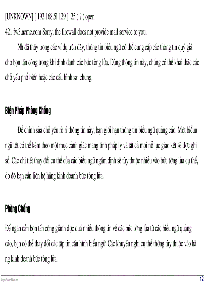 image for page Các kiểu tấn công Firewall và cách phòng chống Ebook