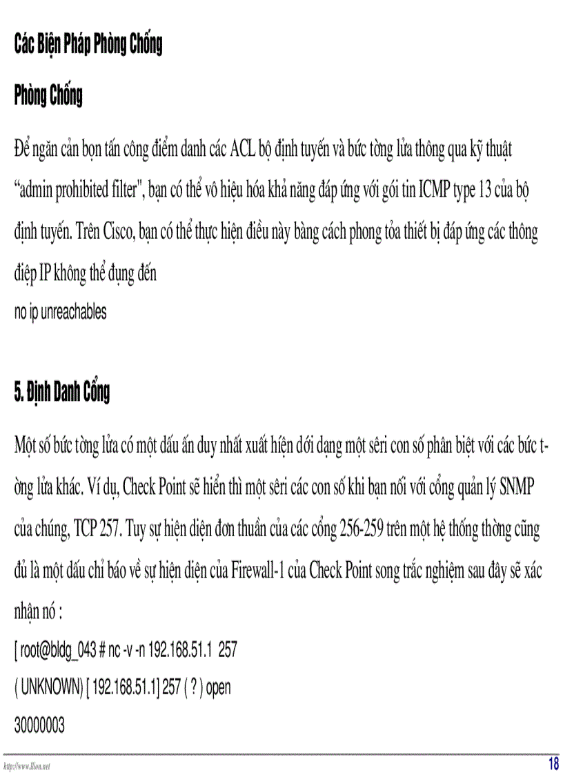 image for page Các kiểu tấn công Firewall và cách phòng chống Ebook