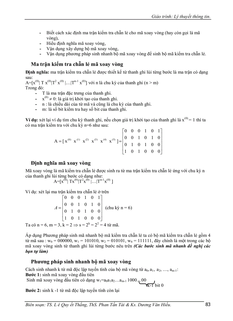 image for page Mã xoay vòng