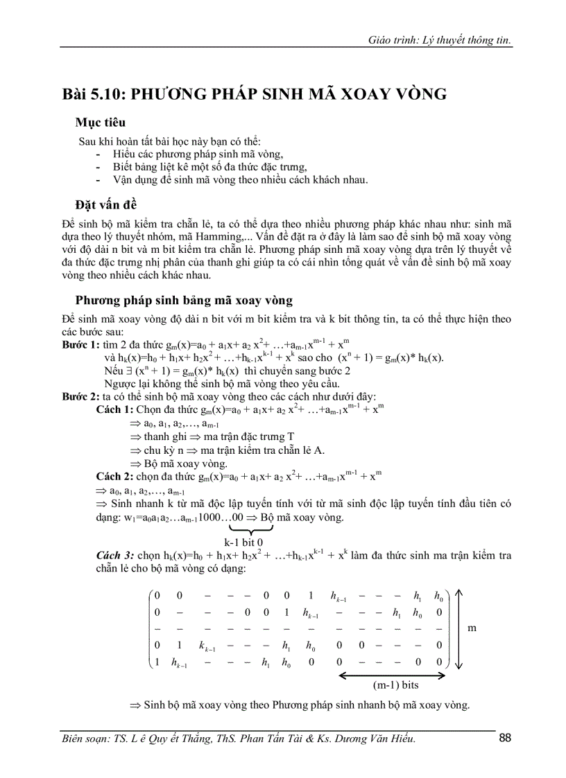 image for page Mã xoay vòng