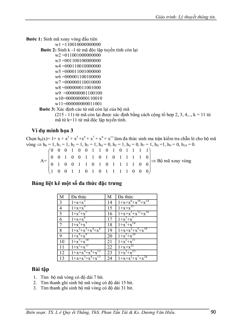 image for page Mã xoay vòng