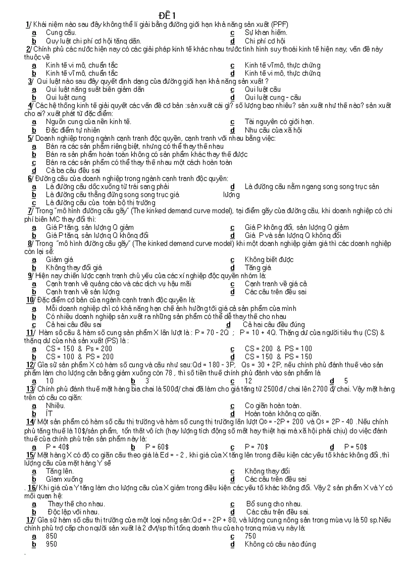 image for page 16 Đề thi trắc nghiệm vi mô