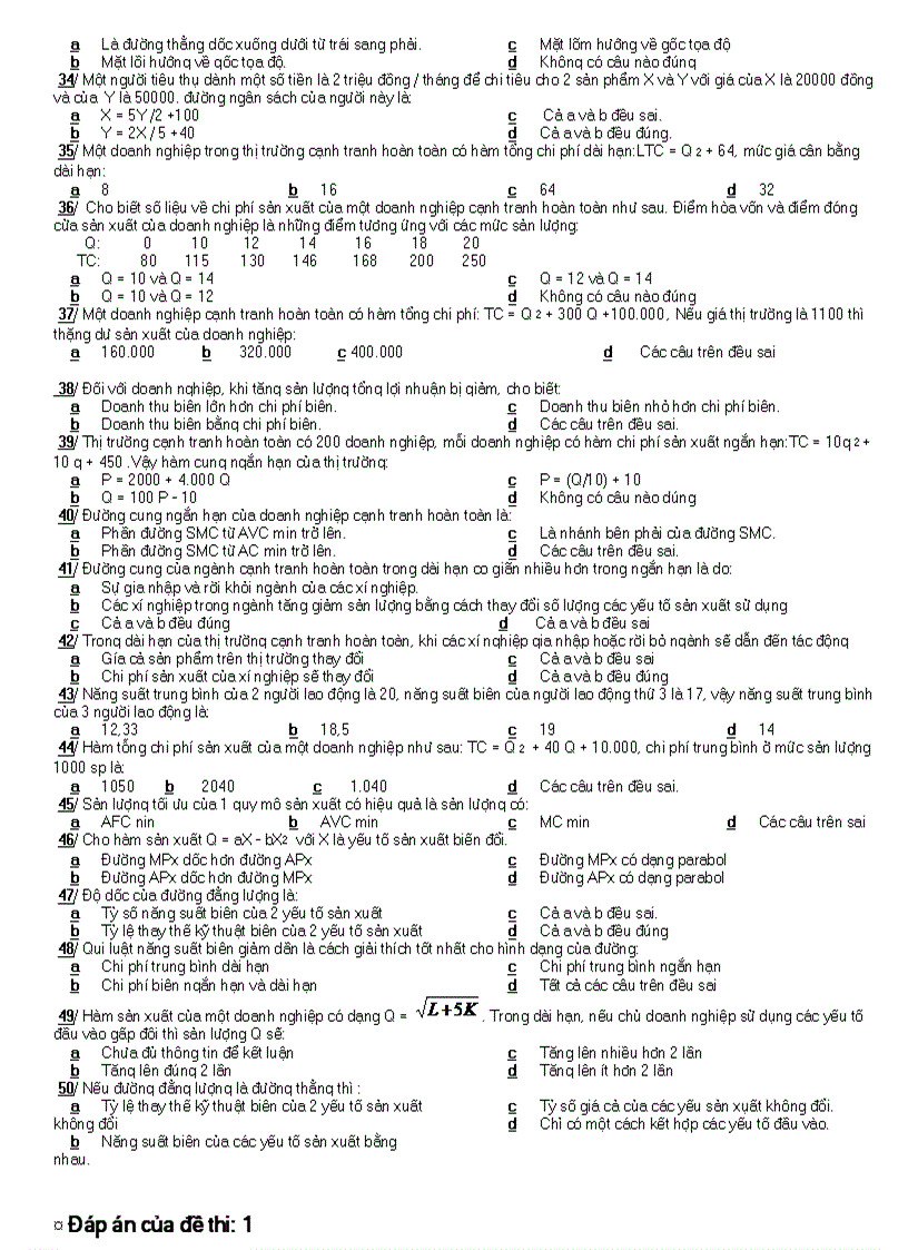 image for page 16 Đề thi trắc nghiệm vi mô