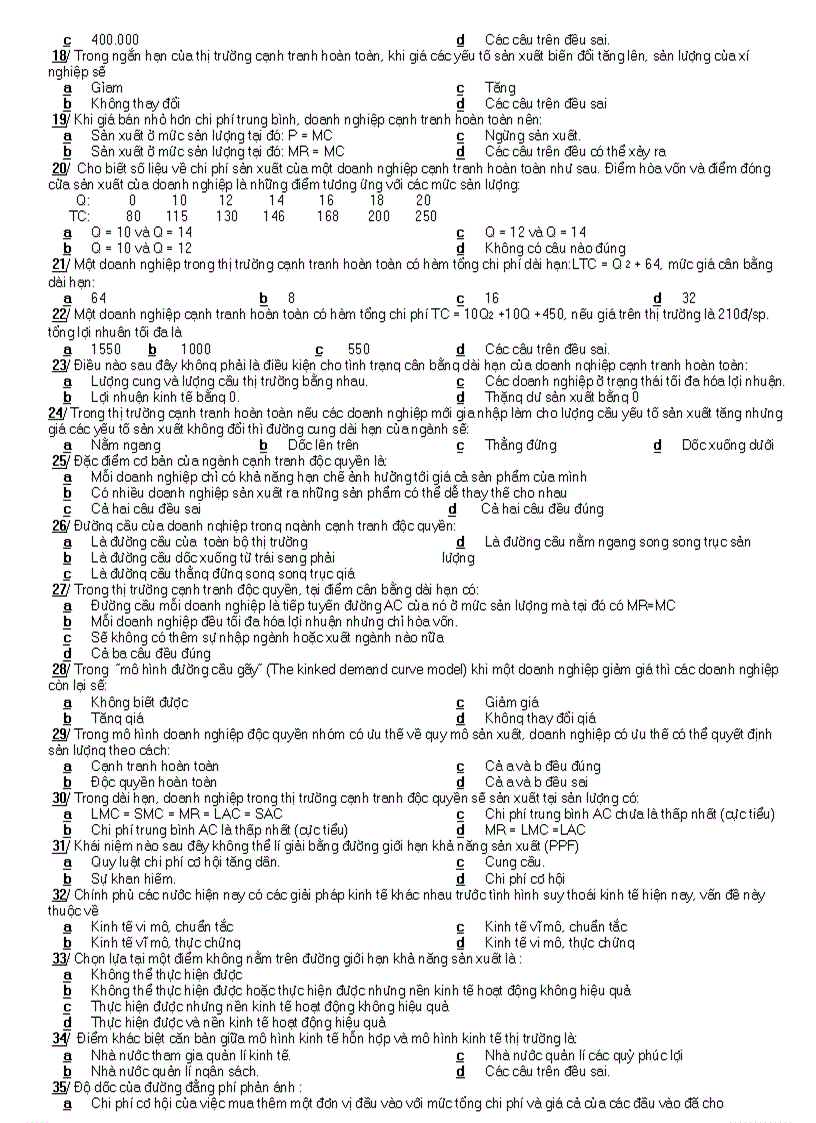 image for page 16 Đề thi trắc nghiệm vi mô