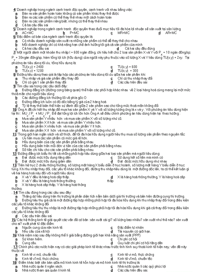 image for page 16 Đề thi trắc nghiệm vi mô