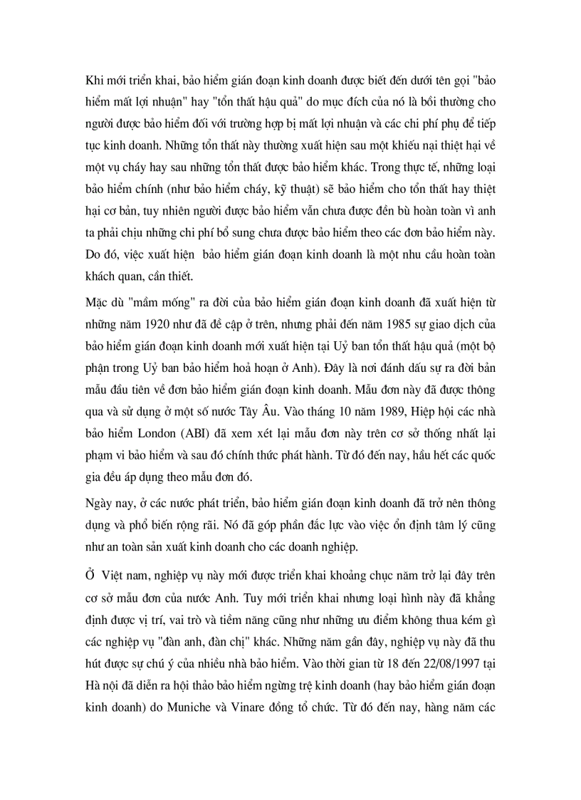 image for page Bảo hiểm gián đoạn kinh doanh