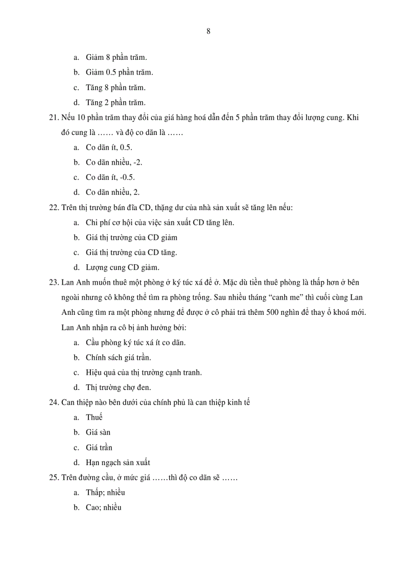 image for page Bài tập trắc nghiệm kinh tế vi mô