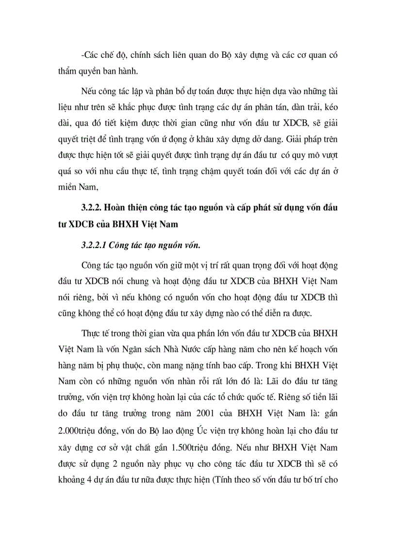 image for page GiảI pháp hoμn thiện quản lý vốn Đầu tư xây dựng cơ bản của bảo hiểm xã hội Việt nam