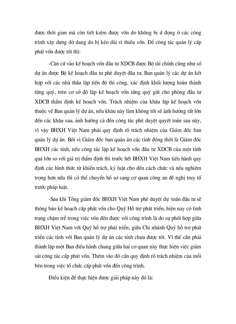 image for page GiảI pháp hoμn thiện quản lý vốn Đầu tư xây dựng cơ bản của bảo hiểm xã hội Việt nam