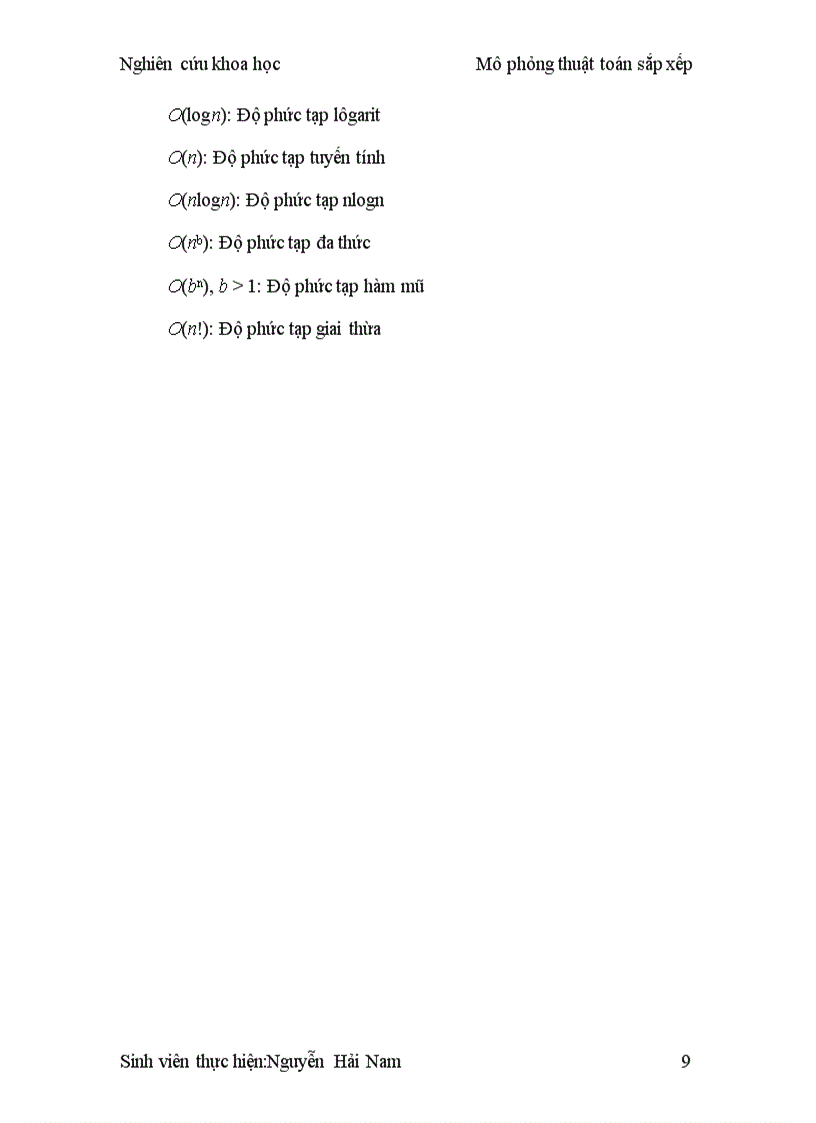 image for page NGHIÊN CỨU KHOA HỌC Tìm hiểu về Thuật Toán Sắp Xếp