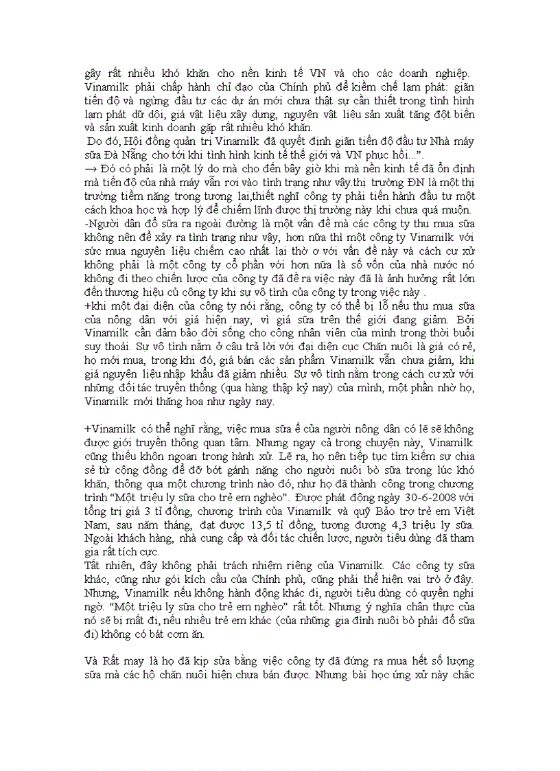 image for page Phân tích chiến lược kinh doanh của công ty vinamilk