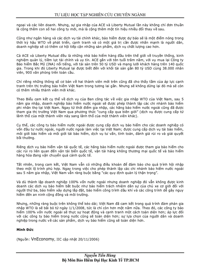 image for page Tóm tắt cam kết gia nhập wto của việt nam 2007