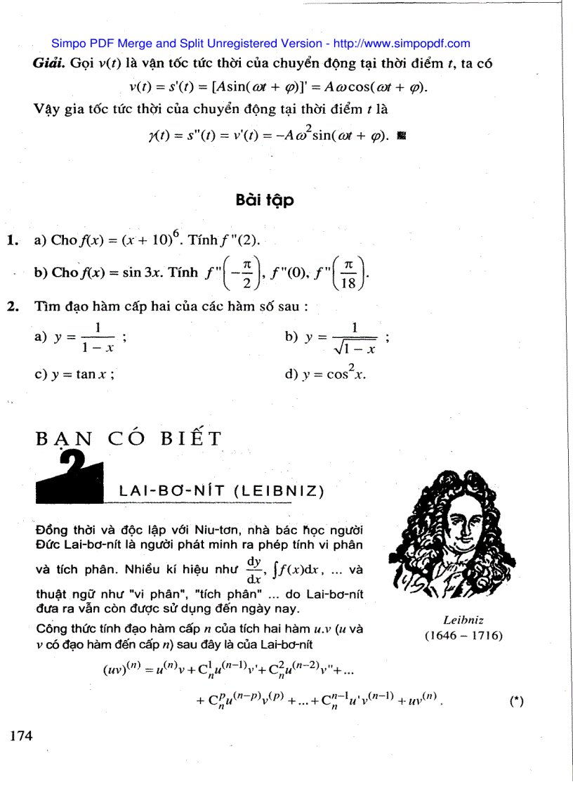 image for page Giải tích cơ bản phần ii