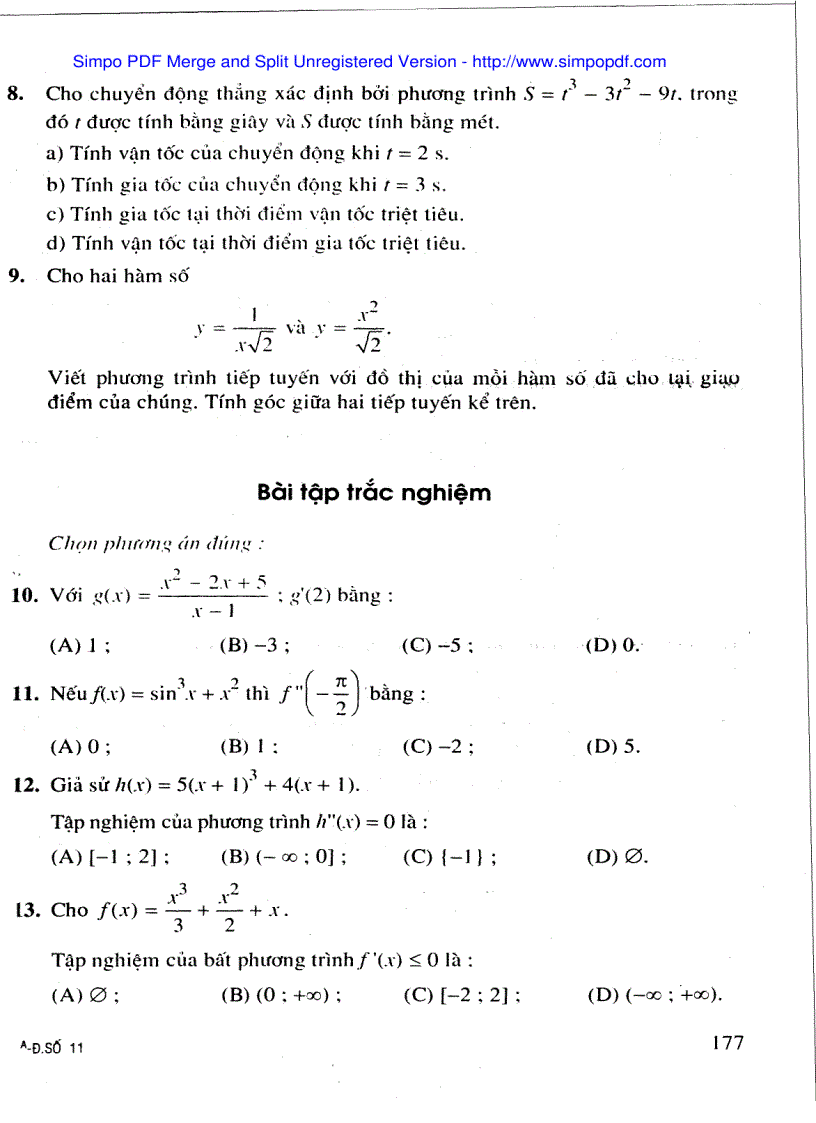 image for page Giải tích cơ bản phần ii