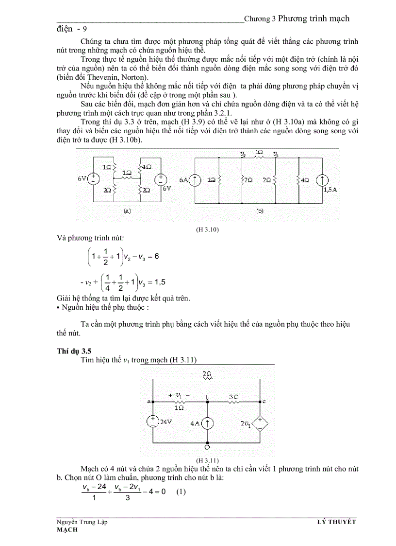 image for page Phương trình mạch điện