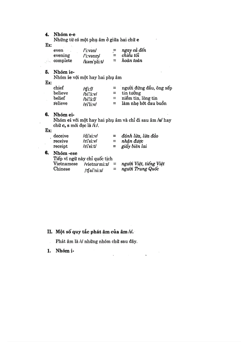 image for page Quy tắc phát âm