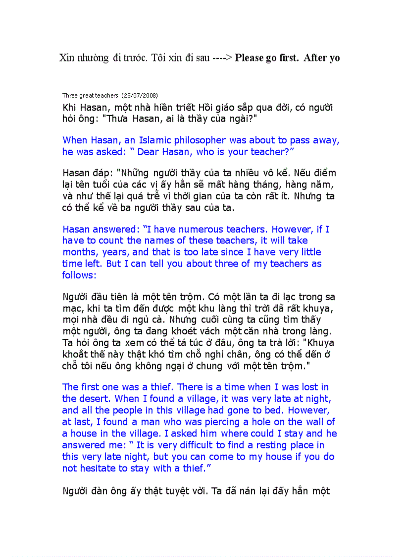 image for page Một số câu tiếng anh dùng hằng ngày