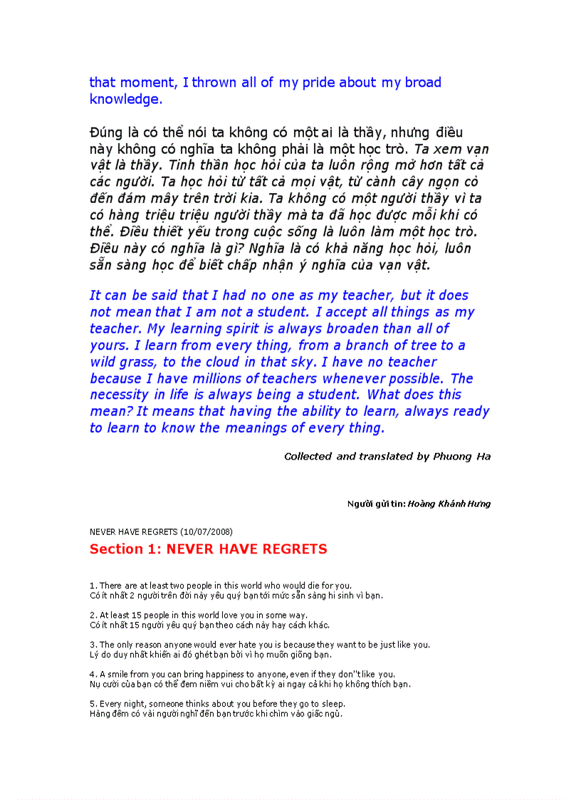 image for page Một số câu tiếng anh dùng hằng ngày