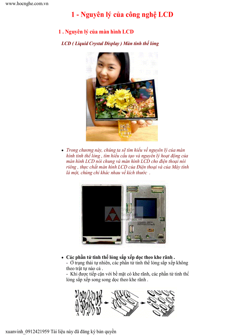 image for page Nguyên lý của công nghệ LCD