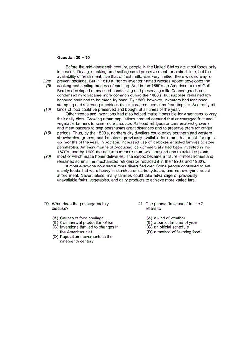image for page Practice Test ReadingQuestion
