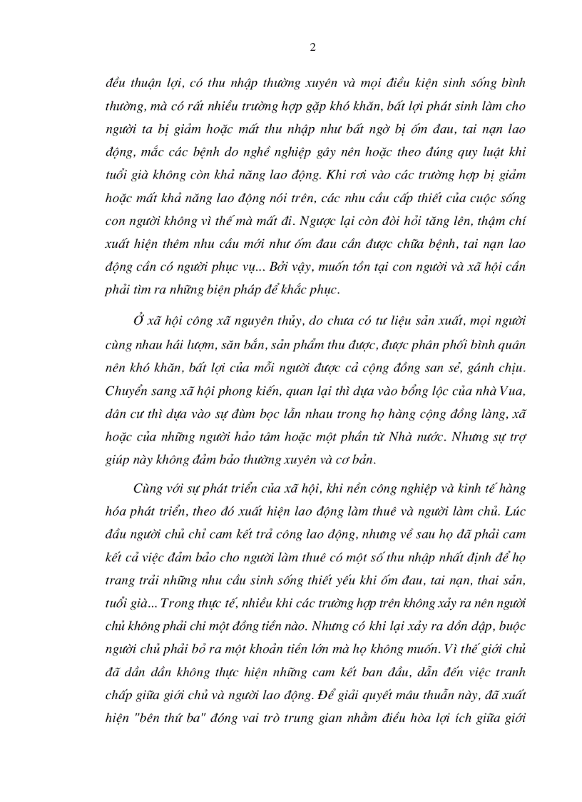 image for page Tổng quan về bảo hiểm xã hội