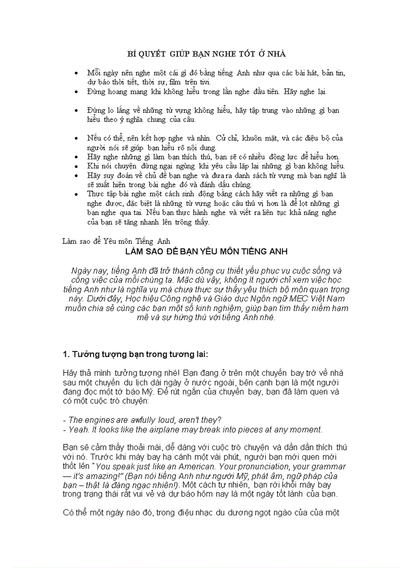 image for page Học tiếng anh làm sao cho tốt