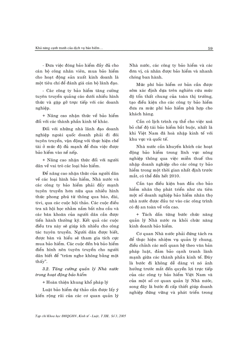 image for page Khả năng Cạnh tranh của Dịch vụ bảo hiểm tại Việt nam thực trạng và giải pháp