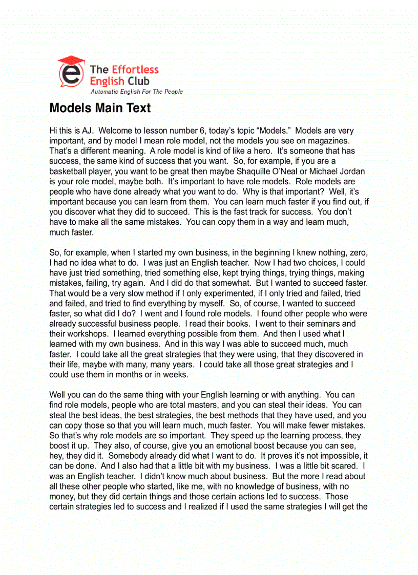 image for page Transcript Audio Power English