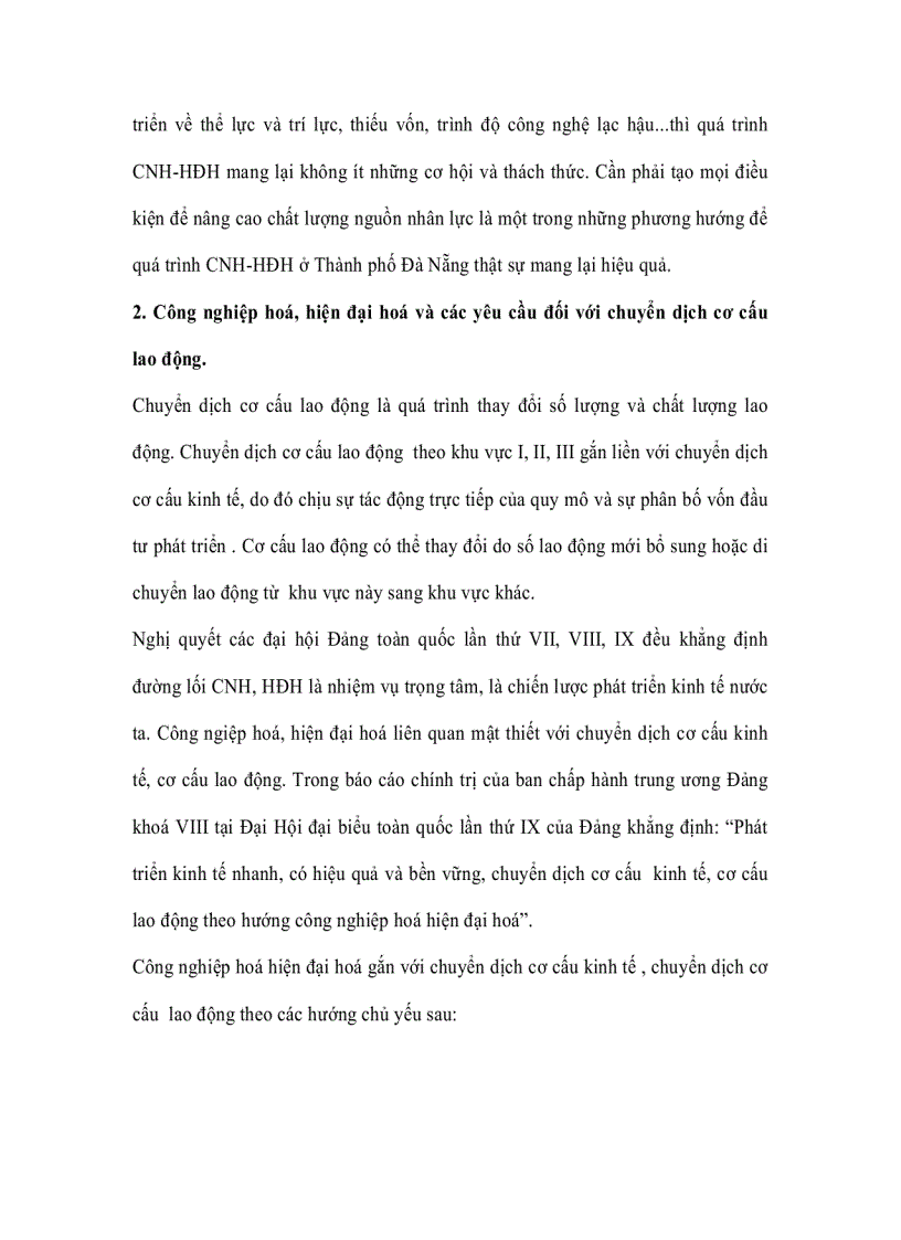 image for page Công nghiệp hoá hiện đại hoá và các yêu cầu đối với chuyển dịch cơ cấu lao động