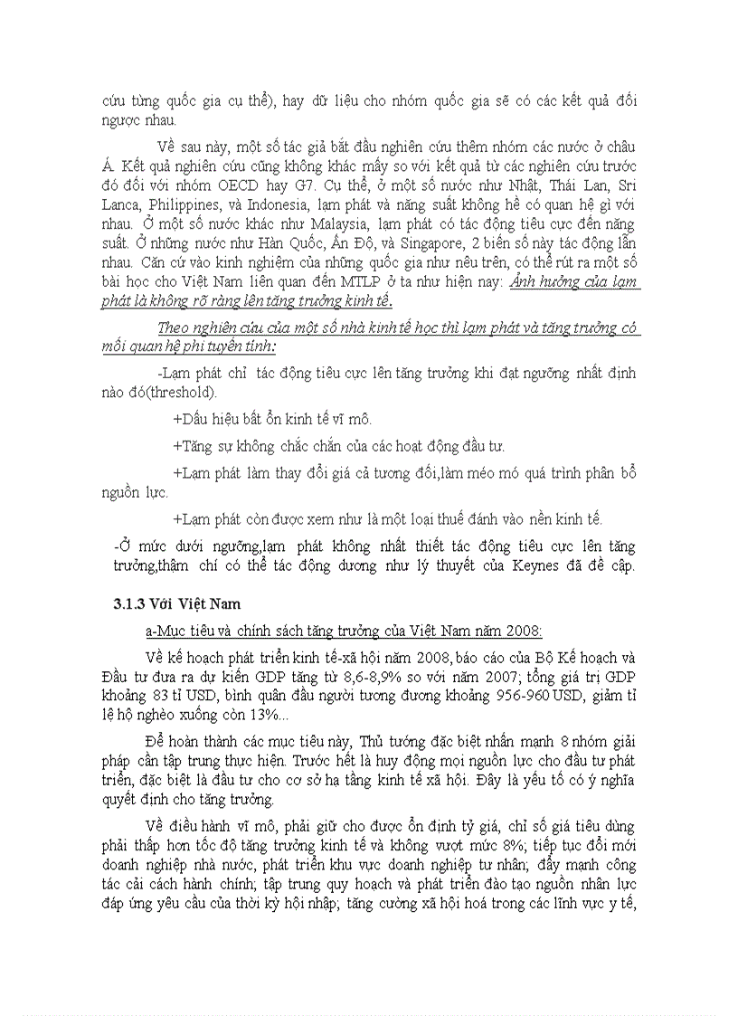 image for page Tiểu luận lạm phát và tăng trưởng